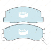 8Pcs F + R Bendix 4WD Brake Pads Set for Toyota Tarago Estima TCR 10 11 20 21