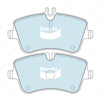 8Pcs F + R Bendix Euro Brake Pads Set for Mercedes Benz C-Class CL203 W203