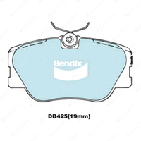 8Pcs F + R Bendix Euro Brake Pads Set for Mercedes Benz Coupe C124 Sedan W124