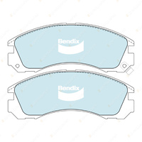 8Pcs Bendix GCT Brake Pads Set for Mitsubishi Outlander ZG ZH 2.4 ZJ ZL 2.0