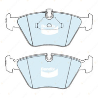 8Pcs Bendix GCT Brake Pads Set for BMW Z4 E85 2.5 i 141 kW RWD Convertible