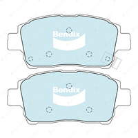 8Pcs Bendix GCT Brake Pads Set for Toyota Prius NHW20 1.5 Hybrid 57 kW FWD