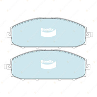 8pcs Front + Rear Bendix HD Brake Pads Set for Nissan Patrol Y61 GU 4.8 185 kW
