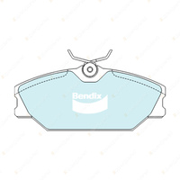 8pcs Front + Rear Bendix HD Brake Pads Set for Renault Laguna 556 B56 3.0 123 kW