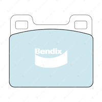 Bendix GCT Brake Pads Shoes Set for Ford Falcon XP 2.4 144ci 2.8 170ci 3.3 PBR