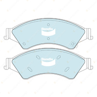 Bendix 4WD Brake Pads Shoes Set for Mazda BT-50 B32 UP AWD 2011 - ON