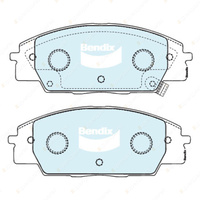 8Pcs Bendix GCT Brake Pads Set for Honda Integra DC5 Type-S S2000 AP 2.0