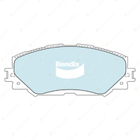 8Pcs Bendix GCT Brake Pads Set for Toyota Rukus AZE151 2.4 123 kW FWD Hatchback