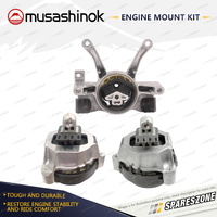 Musashinok Front + Rear Engine Mount Kit for BMW 520i 530i G30 630i G32 2.0L