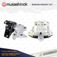 Musashinok LH + RH Engine Mount Kit for Holden Trax TJ 1.4L 4Cyl FWD 14-20 Auto