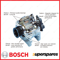 Bosch 125 Amp Alternator for Ford Transit VH VJ TURBO 2.4 DIESEL D4FA 2000-2006