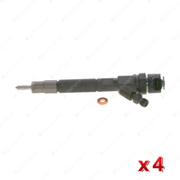 4 x Bosch Common Rail Injectors for Renault Master X70 2.5L I4 16V Van 2004-2011