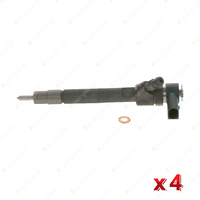 4 x Bosch Common Rail Injectors for Benz C220 W203 2.1L OM646.963 I4 16V 04-07