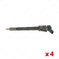 4 x Bosch Common Rail Injectors for Ford Fiesta WT Fiestalx WS 1.6L I4 16V 09-13