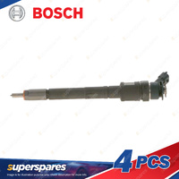 4Pcs Bosch Common Rail Injectors for Citroen C4 HDi EGS 1.6 DV6TED4 I4 16V 06-11