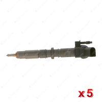 5 x Bosch Common Rail Injectors for Volkswagen Crafter 2F 2E 35 50 TDI 2.5L I5
