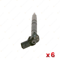 6 x Bosch Common Rail Injectors for Audi A4 B9 A6 C7 A7 4G Q5 FY Q7 4M 3.0L V6