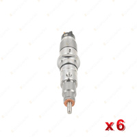 6 x Bosch Common Rail Injectors for Iveco Acco 2350G 8.3 CUMISC I6 24V 1998-2021