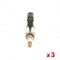 3 x Bosch Fuel Injectors for Skoda Fabia NJ3 NJ5 1.0L CHZB DKLD 70kW 2014-ON