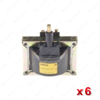 6 x Bosch Ignition Coils for Renault 25 Safrane 2.8L 3.0L V6 12V 1987-1992