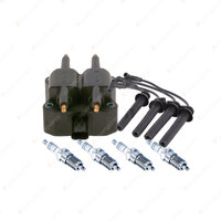 Bosch Spark Plugs Coil Lead Kit for Mini Cooper S R50 R52 R53 1598cc Nickel