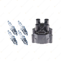 Bosch 4 Spark Plugs+Ignition Coil for Holden Astra TR TFF19 TFF68 Vectra JR JS