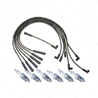Bosch 6 Spark Plugs+Lead Kit for Ford Fairlane NL EL LTD DL 4.0L I6 157KW 96-99