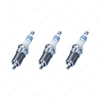 3 x Bosch Double Platinum Spark Plugs for Citroen C4 Aircross 1.2L HN03 3Cyl