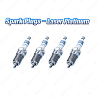 4 x Bosch Laser Platinum Spark Plugs for Daewoo Nubira KLAJ 150 190 2.0L X20SED