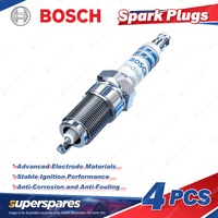 4Pcs Bosch Iridium Spark Plugs for Ford Fiesta ZY 1.5L 4Cyl Petrol 08/08-01/14