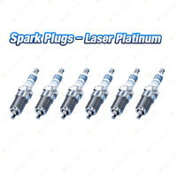 6 x Bosch Laser Platinum Spark Plugs for Honda Accord CM 3.0L 6Cyl J30A1 J30A4