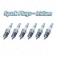 6 x Bosch Iridium Spark Plugs for Peugeot 406 D9 407 D2 607 Z8 Z9 3.0L 6Cyl