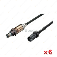 6 x Bosch Oxygen Lambda Sensors Pre & Post for Ford F350 RM 5.4L 5.4 V8 16v SOHC