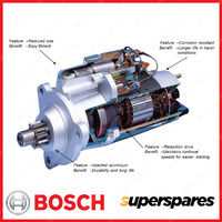 Bosch Starter Motor for Daewoo 1.5I Cielo Lanos Nubira Petrol refer 0001107413