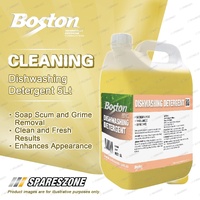 Boston Dishwashing Detergent 5L - Effectively Cuts Through Grease Food Residues