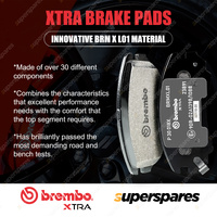 4x Front Brembo Xtra Brake Pads for Audi A3 8V 1LB 1LC 1LG 1LJ Q2 GA Q3 F3 1LA