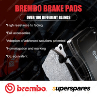4pcs Front Brembo Disc Brake Pads for Isuzu ELF NKR8 NKQ8 D-Max TFR TFS