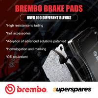 4pcs Rear Brembo Disc Brake Pads for Peugeot 307 CC 307 SW 3A 3B 3C 3E 3H