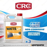 3 x CRC WattsUp Solar Panel Cleaner 1L - Non-Corrosive and Contains no Solvent