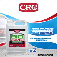 2 x CRC Bio Degreaser 5L - Environmentally Neutral pH Safe on Most Materials