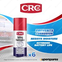 6 x CRC Battery Maintenance 300g - Aerosol Spray On Promote Battery Life
