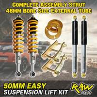 3"75mm Easy Lift Kit Raw4x4 Complete Strut Shackle Spacer for Isuzu D-MAX 12-20