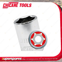 Chicane 1/4 Inch Drive 6mm Socket - Single Hex Chrome Vanadium Steel
