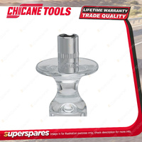 Chicane 1/4 Inch Drive 9mm Socket - Single Hex Chrome Vanadium Steel