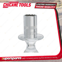 Chicane 1/2" Drive 16mm Socket - Double Hex Chrome Vanadium Steel