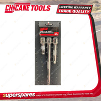 3 Pcs of Chicane 1/2" Drive Wobble Plus Extension Bar Set - Size 3" 5" 10"