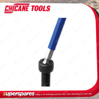 9 Pcs of Chicane Metric Ball End Hex Key Wrench Set - S2 Steel Chrome Plated