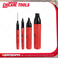 4 Pcs of Chicane Workshop Markers Combo - Fast Drying Low Odor Non-Toxic Ink