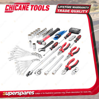 87 Pcs of Chicane 1/2" Tool Set - Include Screwdriver Spanner Wrench Socket
