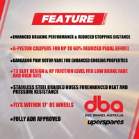DBA Brake Upgrade Kit for Toyota Fortuner TGN166 Hilux TGN121 GUN 125 126 136 R